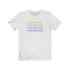 Vaccinated Color Block T-shirt