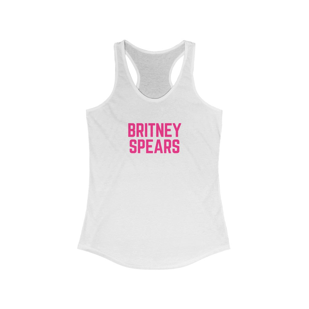 Britney Spears Women Racerback Tank