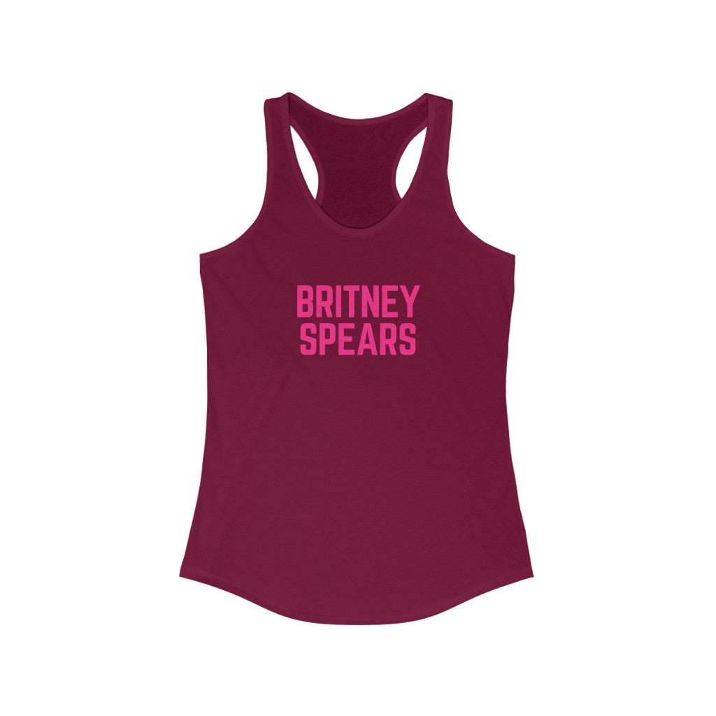 Britney Spears Women Racerback Tank